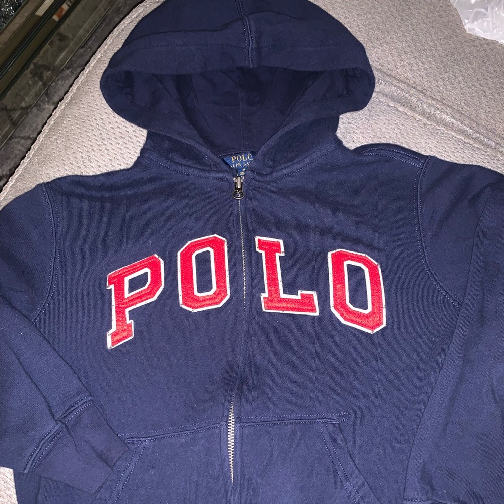 Boys Polo/Ralph Lauren hooded zip sweatshirt